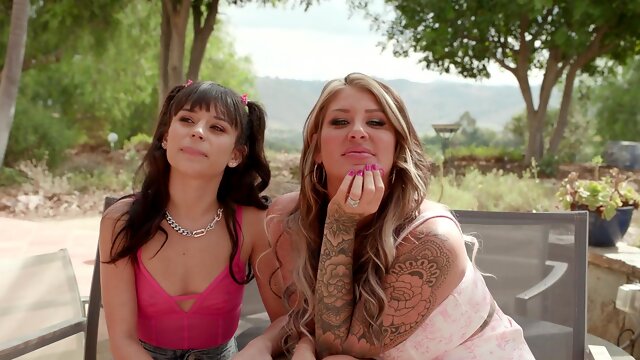 The corrupting influence of wealth in the lives of milfs, featuring Lolly Dames.