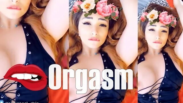 Beautiful Agony Orgasm Face Real Masturbation