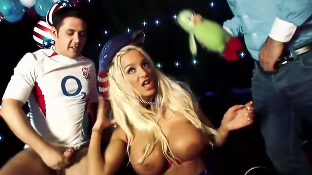 Amys Big Tits Bounce As She Gets Pounded Front And Back