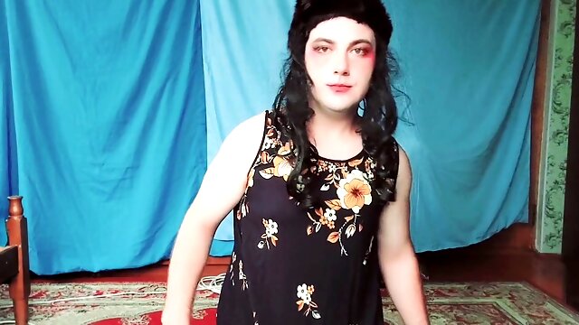 Teen Sissy Crossdresser, Ladyboys In Dress, Amateur, Boots