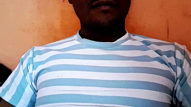 Solo Indian boy with a big dick showing off his moves