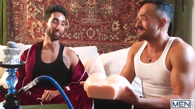 Ram Sivan In Men Fucks The Bottom Raj In Spoon, Then Pulls Out To Shoot A Load On His Face