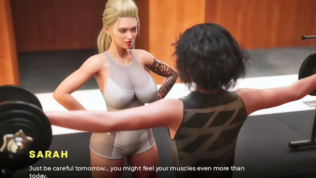 Gym Bathroom Fun with Hot & MILF Auntie Sarah - the Synthetic - Ep11_seduction
