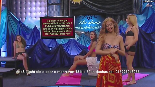 Grace, Isadora, Leslie, Tallona - eurotic tv