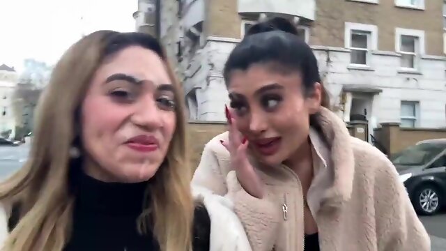 Artemis Carmona & Marina Maya - Epic London Cumwalk KjZX - Big Dick in a steamy group sex session