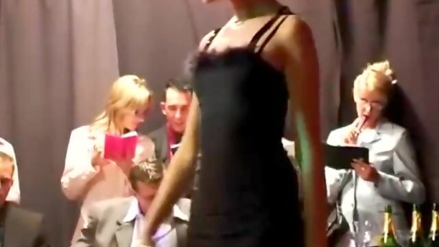 Watch these horny brunettes get hammered in a wild drunk sex party