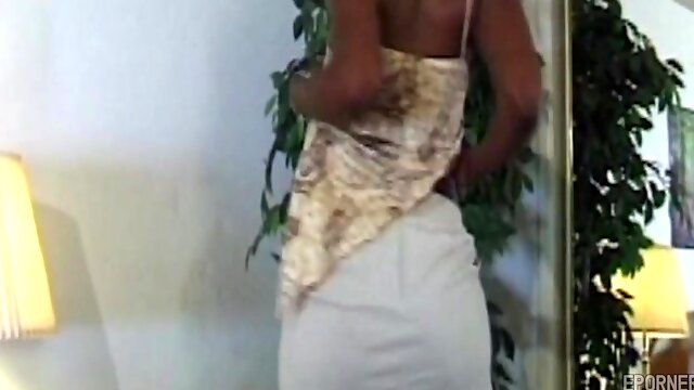 Brunette teen with small tits and big ass gets wet & wild with a huge cock