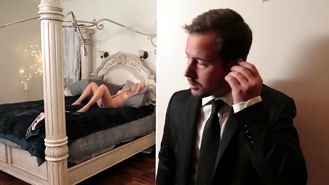 Bathroom Heat Turns into a Wild Blonde Threesome