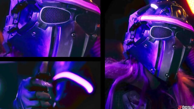 Blonde Temptress Enchants in Fiery Indoor Interracial Passion Play