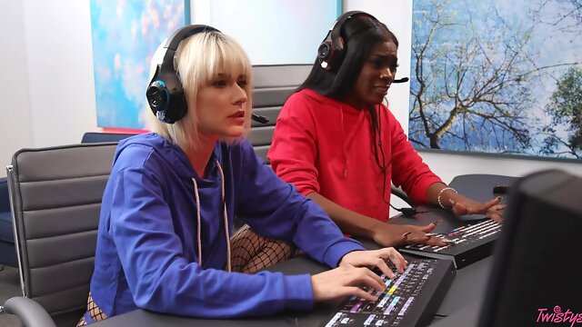 Player Two Interracial Lesbian Heat Turns Into Passion