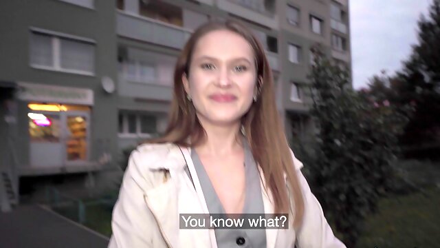 Blonde French Beautys Public Teaching Lust