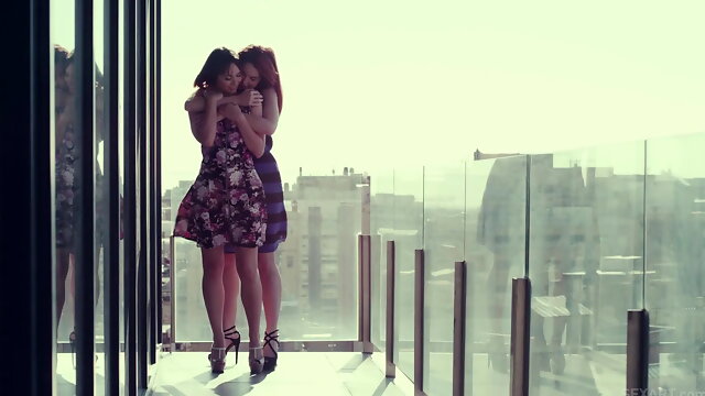 Curtains match the drapes