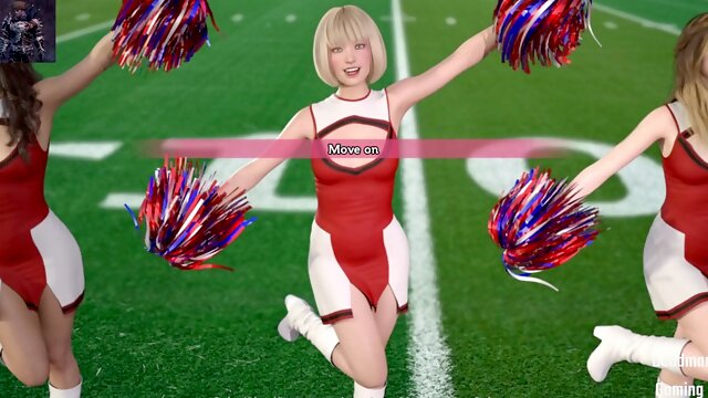 Freeloading family gives Karina a drink at the Halloween party