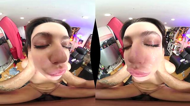 Teen Wants Good Fuck VR 4k: Blowjob, Creampie  Virtual Reality Porn