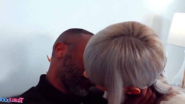 Interracial Anal, Itzel Saenz, Shemale, Latina, Ebony