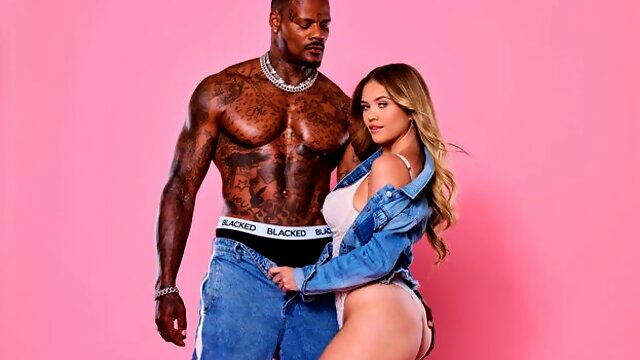 Alluring Angie Faith - blowjob porn - Blacked.Com