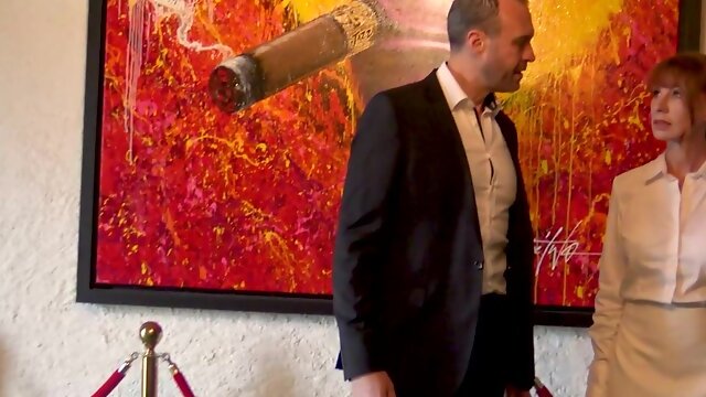 A hot couple, emma and dino, enjoying a private moment