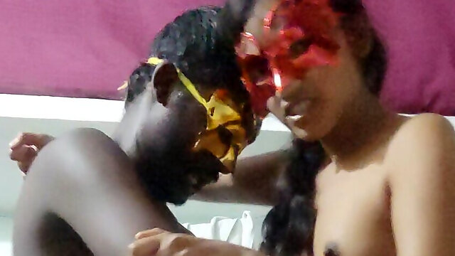 Riya Babe Fucked in a Standing Position with Her Boyfriend in a Bedroom