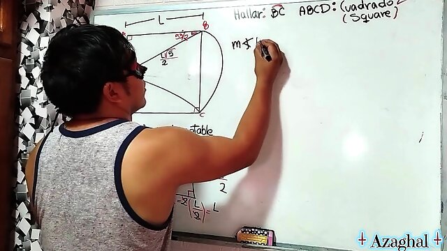 Educator Azaghal delivers an internal cumshot in a school setting