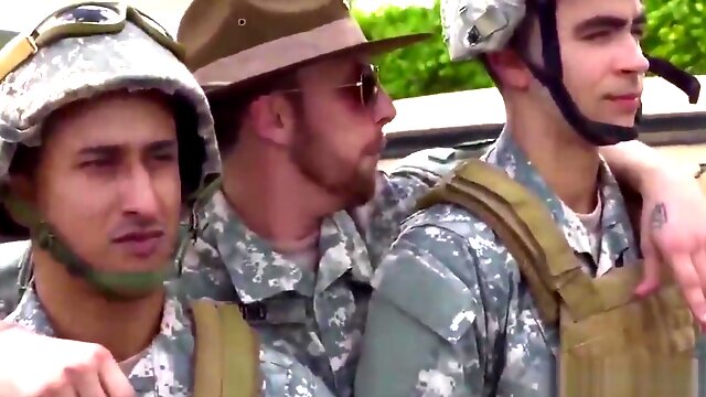 Army Teachers Teach Fucking Boy And Straight Military Men With Big