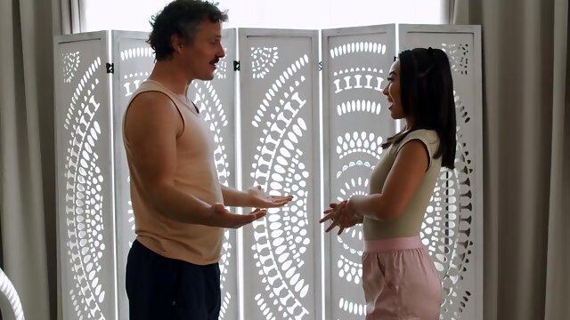 Robby Apples and Kimmy Kimm in a steamy cowgirl session