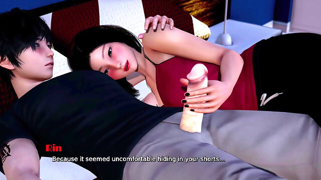 My Real Desire Ep 11 - Rin Gives Alex a Slow Handjob Until He Cums