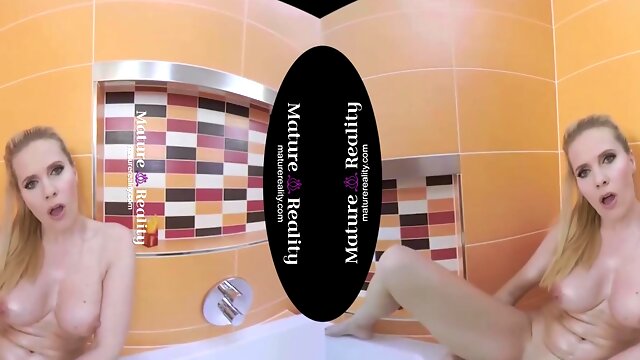 Big Boobed Stepmommy Having Fun With Dildo With Virtual Reality