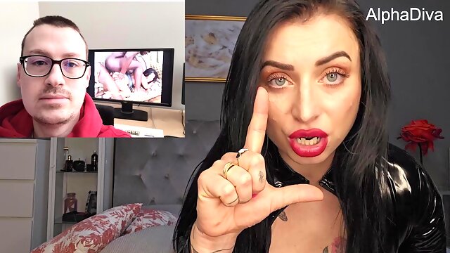 Virgin Loser’s Humiliation by Dominatrix in Amateur Heat