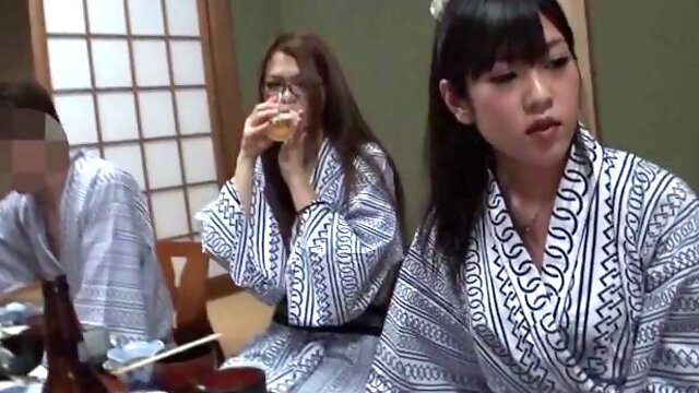 Asian schoolgirl enjoy group sex