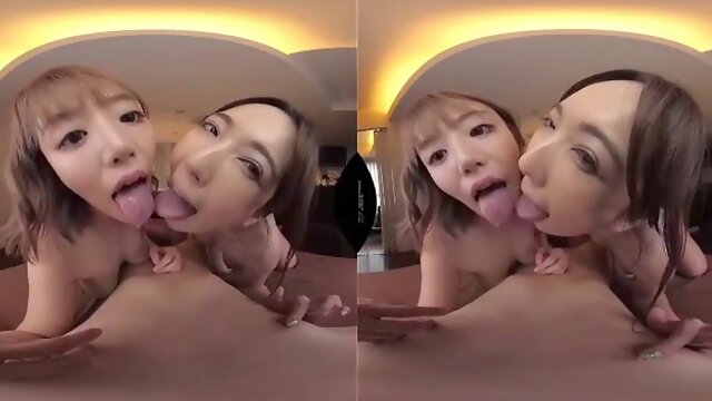 Qwww: Blowjob, Threesome  Lesbian VR Porn