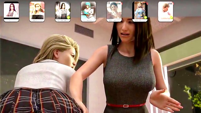 Naughty teacher Misskitty2k gets in trouble with her students