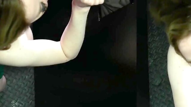 Alaina Taylor gets fucked through the glory hole with her signature blonde locks