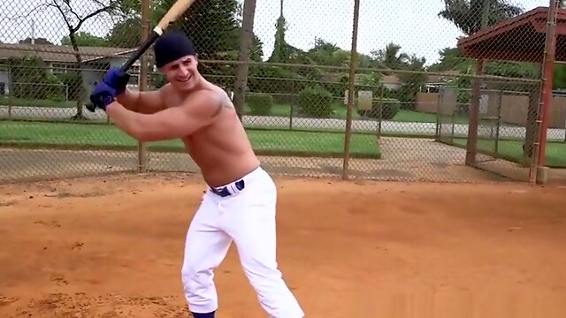 Inked Muscle Jock Assfucking In The Shower