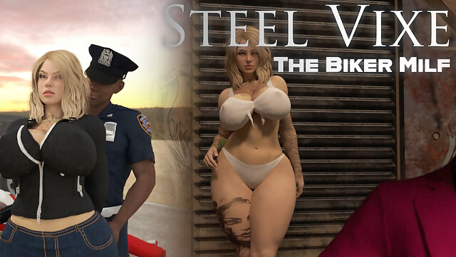 Biker MILF Racing Game Play