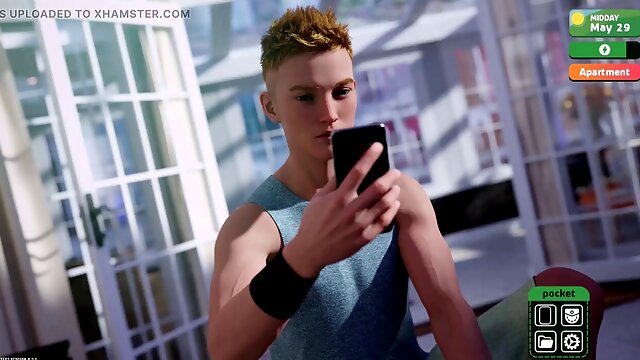 Vacation 2 - chase Went to the Bar and encountered Nolan... Chase Thought of Jason While playing with His Dick