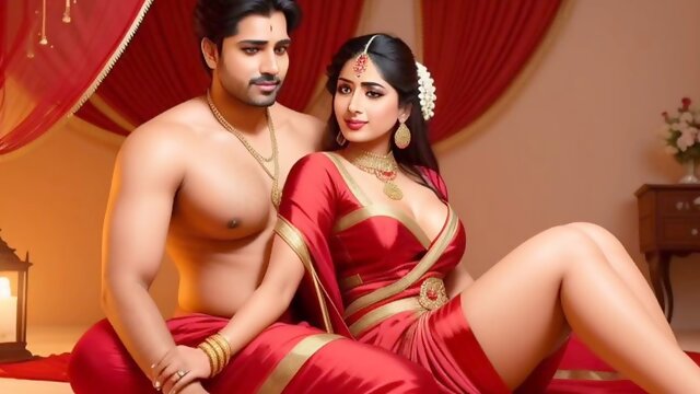 Desi aunty Mango Bhabhi gets naughty in the village