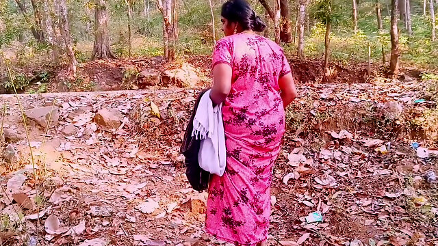 Desi Stepmom and Stepson Outdoor Sex Telugu Dirty Talks