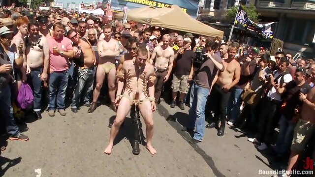 Naked, Tied Up, Zippered, Humiliated In Public With Cody Allen