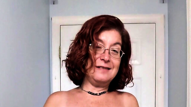 Cougar Trying on Panties