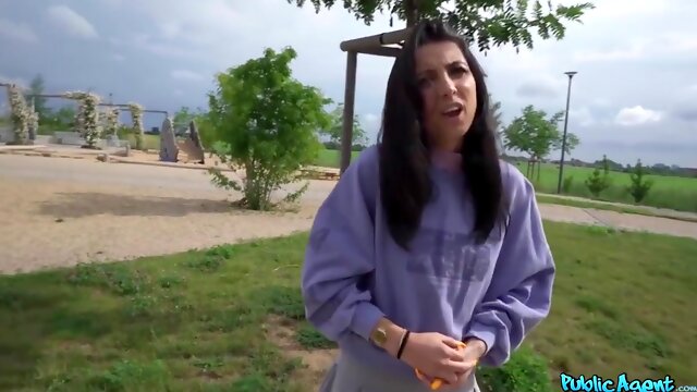 Amateur, Casting, Buiten, Tiener