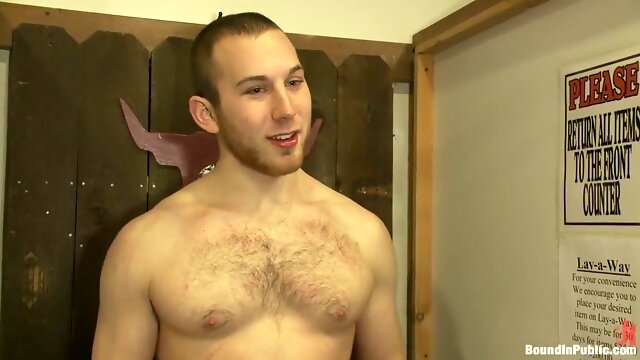 19 Year Old Stud With A Giant Cock Gets Used And Humiliated In Public