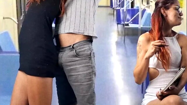 Sex on Real Public Transport!