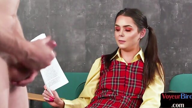 21yo voyeur on college teases professor cock till cumshot