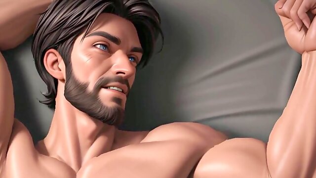 Unreal muscular cubs and stunning 3D CGI men