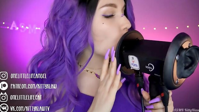 Asmr Kittyklaw mouth sounds and licking: Babe, Onlyfans  Hot Teen Porn