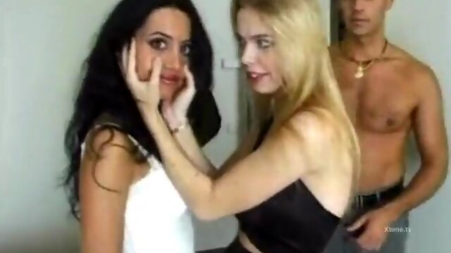 Rocco and Nacho fucking two girls: Blowjob, Hardcore  Groupsex Porn