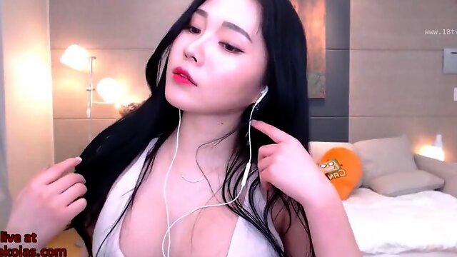 Korean attractive camgirl hot show: Big Tits, Teen  Blowjob Porn