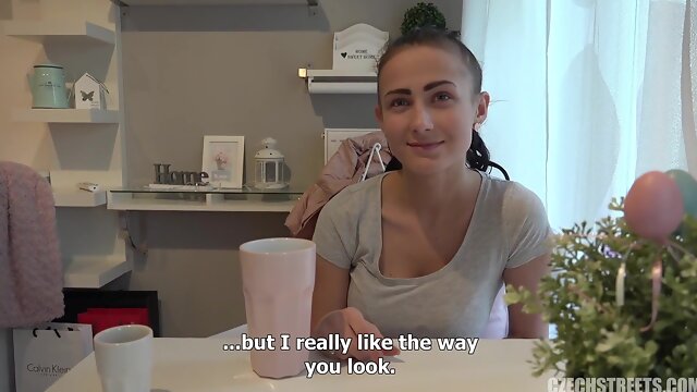 Czech Streets e100 Large-Breasted 18 years old amateur sex Denisa