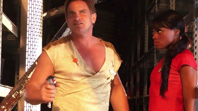 Ana Foxxxs Ebony Heat Fuels Wild Star Trek Hardcore Passion