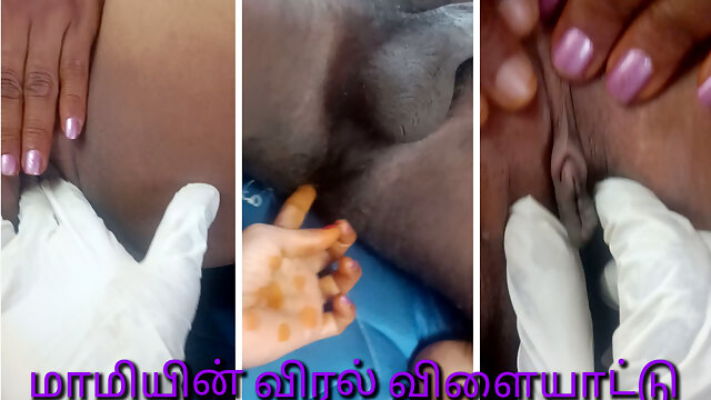 Tamil Hot Talk Fingering &hand Shacking